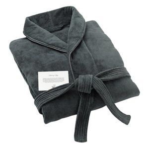 NWT Millstrand Co. Island Bath Collection Bathrobe-New England Dusk-Unisex Large